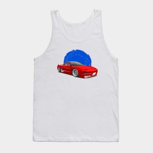 Red Honda NSX Tank Top